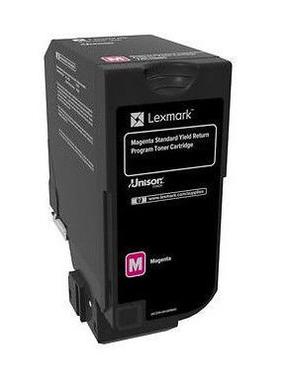 Tonera kasete Lexmark 74C2SC0, sarkana krās.