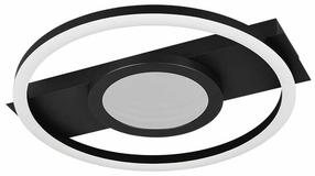 Lampa griesti Reality Wheeler R64801132, LED, 3000 °K, 1 x 16 W, balta krās./melna krās. / melna krās.