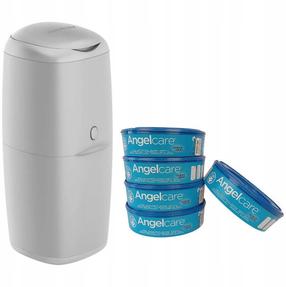 Klasikinis sauskelnių konteineris Abakus + 5 Angelcare papildymai