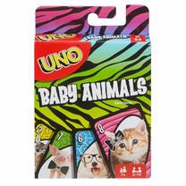 Uno kortų žaidimas Mattel Games Baby Animals FLK78