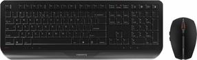 Проводной комплект клавиатуры и мыши CHERRY JD-7000EU-2, EN, черный цв.