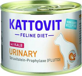 Šlapias kačių maistas Kattovit Feline Diet Urinary, veršiena, 0.185 kg