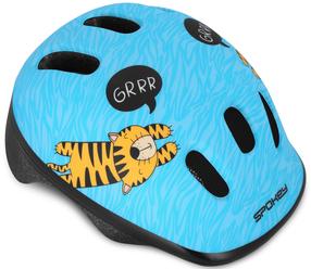 Jalgrattakiiver lastele Spokey Fun, sinine v./oranž v., 48-52 cm
