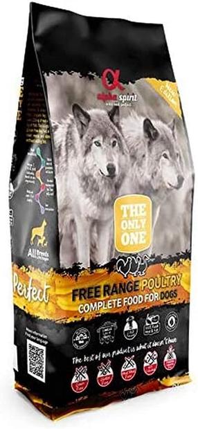 Kuiv koeratoit Alpha Spirit The Only One, linnuliha, 12 kg