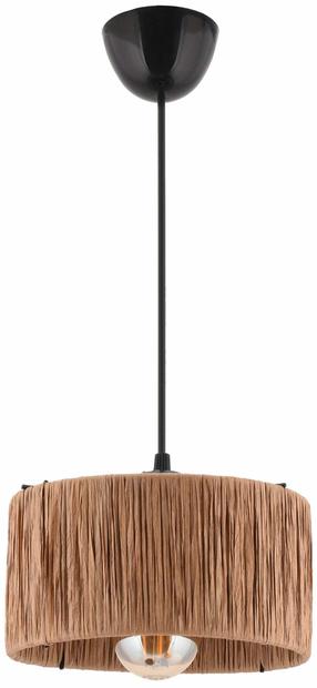 Lampa griesti Opviq Viola 390FLH1839, E27, 1 x 40 W, bēša krās. / melna krās., 20 x 20 cm