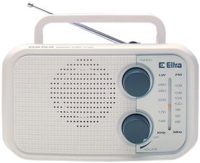 Radio uztvērējs Eltra, balta krās.