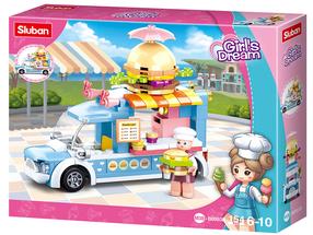 Konstruktorius Sluban Burger car M38-B0993B, 154 vnt.