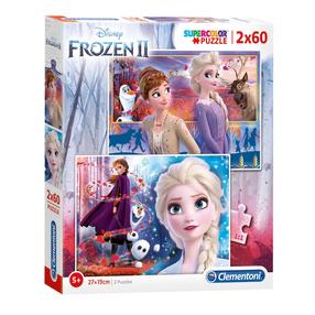 Puzle 2in1 Clementoni SuperColor Frozen 2 21609, 120 gab.