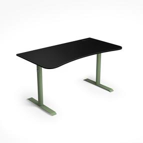 Стол для компьютерных игр Arozzi Arena ARENA-MEDIUM-FST, 140 см x 75.5 см, 71 см, черный цв./зеленый цв.