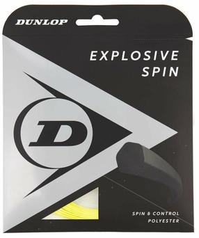 Струны для теннисной ракетки Dunlop Explosive Spin 17G/12m/1,25mm, жёлтый цвет