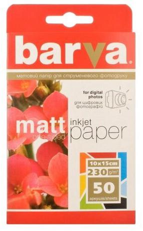 Фотобумага Barva Mate, 10x15см