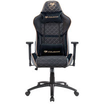 Spēļu krēsls Cougar Gaming Armor One Royal, 57 x 53 x 119 - 126 cm, melna krās.