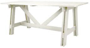 Dārza galds Riva 084, balta krās., 178 cm x 78 cm x 77 cm