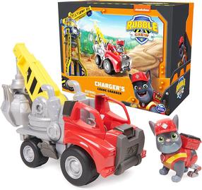 Tранспортные средства Paw Patrol Rubble & Crew 6066726, красный цв./серый цв.
