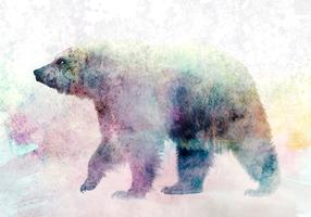 Fototapetas Artgeist Lonely Bear MFT1924SAM, 105 cm x 147 cm