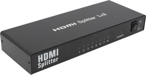 Раздатчик видеосигнала Sbox HDMI 1x8 76263, 4K
