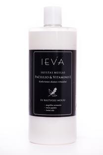 Skystas muilas Ieva, pačiulio ir vitamino e kvapo, 1000 ml