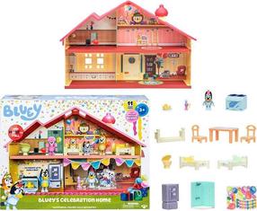 Žaislinis namelis, su priedais Tm Toys Bluey Celebration, įvairių spalvų