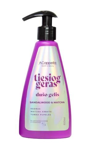 Kehapesugeel Tiesiog geras Sandalwood & Matcha, 210 ml