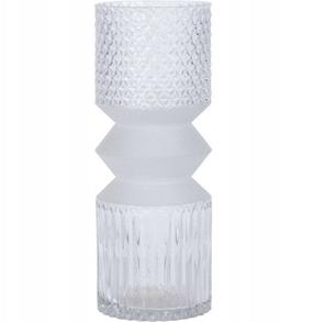 Vaza Geometric, 30 cm, skaidri sp.
