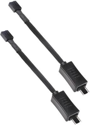Kabelis SilverStone 2 x Fan Resistor PWM SST-CPF05 4-Pin PWM, 4-Pin PWM, 0.1 m, juoda sp.