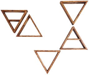 Sieninė lentyna Kalune Design AA079, riešuto sp., 30 cm x 6 cm x 33 cm