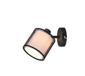 Lampa griesti un sienas Trio Burton 811400132, E14, 1 x 28 W, melna krās. / melna krās.