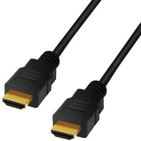 Kabelis Logilink high speed HDMI HDMI male, HDMI male, 1 m, melna krās.