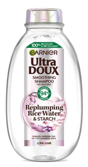 Шампунь Garnier Ultra Doux Replumping Rise Water & Starch, 400 мл