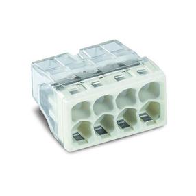 Klemm Wago 2273-208/5, 8 x 0,5-2,5 mm², 24 A, valge v.