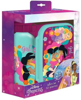 Konteiners pārtikai, komplekts Disney Princess, 0.5 - 0.8 l, 18 cm x 13.5 cm, daudzkrāsaina, 2 gab.