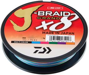Jõhv Daiwa J-Braid Grand, 15000 cm, 150 m, mitmevärviline
