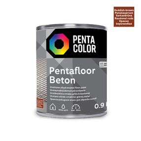 Grindų dažai Pentacolor Pentafloor Beton, raudonai ruda sp., 0.9 l