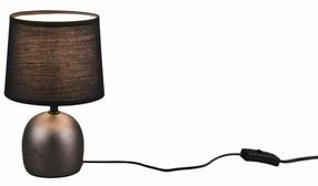 Lampa Reality Malu R50802667, E14, 40W, melna krās./niķeļa krās./melna krās.