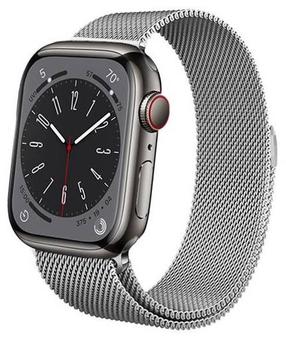 Ремешок Crong, Milano Apple Watch 38/40 mm, серебристый цв.
