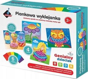 Mozaīka ASKATO Stickers Foam And Paper PL, daudzkrāsaina