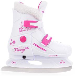 Коньки Tempish Fur Expanze Plus Girl, белый цв./розовый цв., 29 - 32