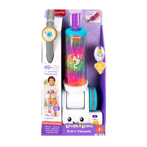 Interaktīva rotaļlieta, putekļu sūcējs Fisher Price Laugh & Learn 2in1, 63 cm, daudzkrāsaina