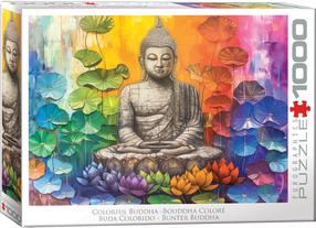 Dėlionė Eurographics Colorful Buddha 6000-5925, 67.6 cm x 48.9 cm, 1000 vnt., įvairių spalvų