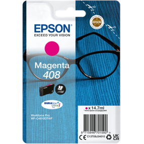 Rašalinio spausdintuvo kasetė Epson DURABrite Ultra 408, purpurinė (magenta) sp., 14.7 ml