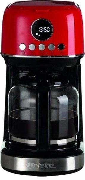 Кофемашина с фильтром Ariete Moderna 1396/00, черный цв./красный цв.