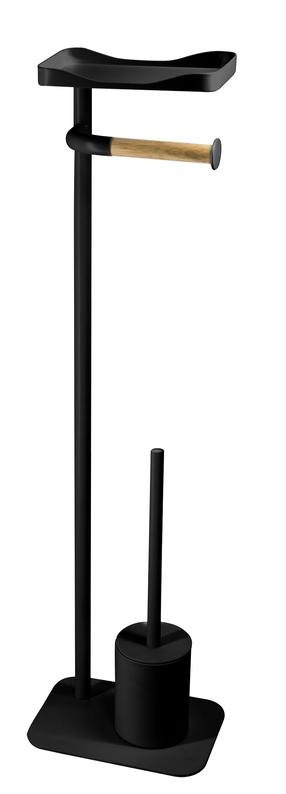 Tualeto reikmenų stovas Ridder Albany 11121110, juoda sp., 21 cm x 77.5 cm x 15 cm