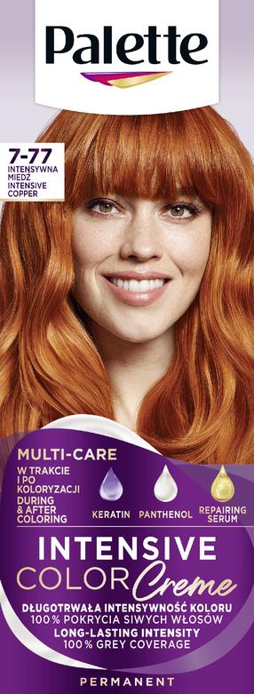 Plaukų dažai Schwarzkopf Intensive Color Creme, intensive copper sp., 7-77, 50.0 ml