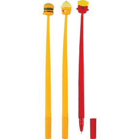 Lodīšu pildspalva Centrum Hamburger Ice Cream Fries, (krāsa/dizains tiek izvēlēts nejauši), 0.7 mm