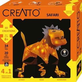 Konstruktors Kosmos Creatto Safari 1KS3479, 34 gab., oranža krās.
