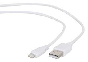 Laidas Gembird, USB/Apple Lightning, balta sp.