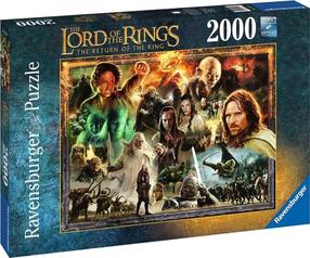 Dėlionė Ravensburger Lord Of The Rings Return Of The King, 75 cm x 98 cm, 2000 vnt., įvairių spalvų