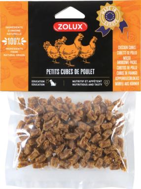 Skanėstas šunims Zolux Chicken Cubes, vištiena, 0.1 kg