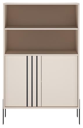 Vitrina ADRK Nexo, kašmyro sp., 40 cm x 80 cm x 127 cm