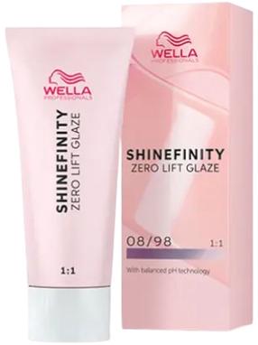 Matu krāsa Wella Professionals Shinefinity, silver pearl krās., 08/98, 60 ml